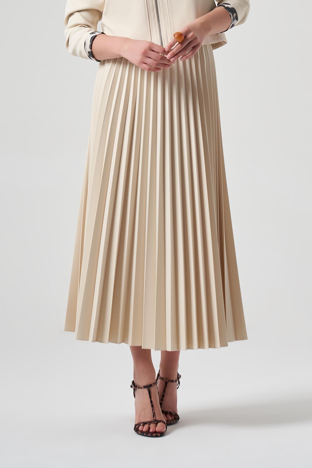 Nuss Piliseli Etek 8037 Krem