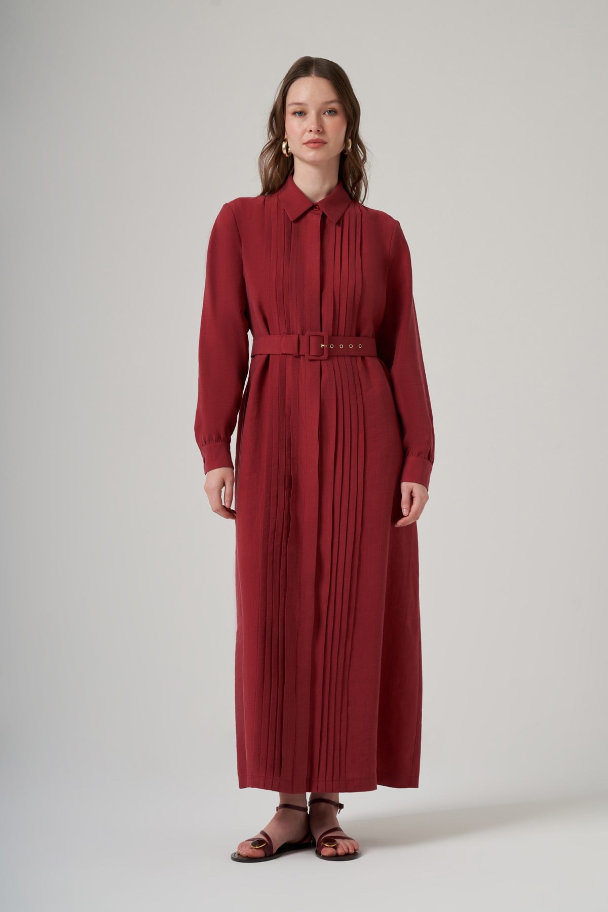 Nuss Seyyar Kemerli Pile Detay 2050 Red Plum