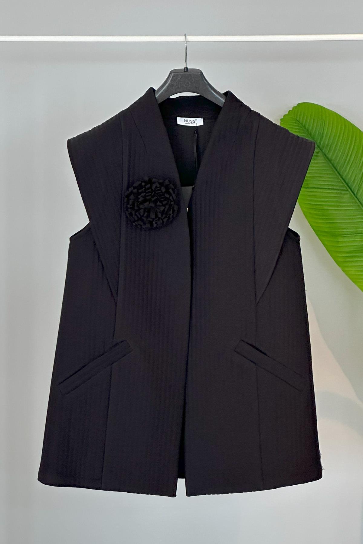 Nuss Siyah Yelek 6020
