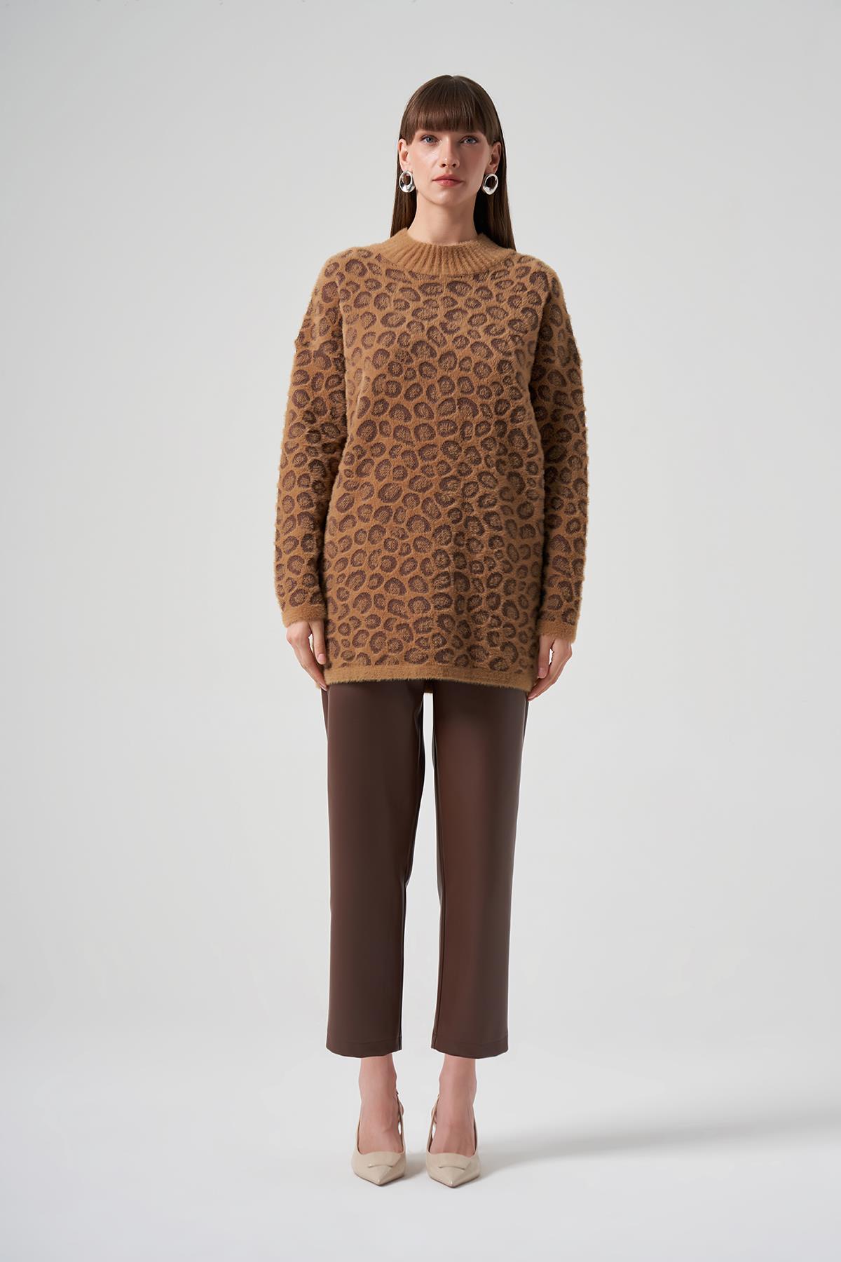 Nuss Triko Kazak Tunik 7004 Camel