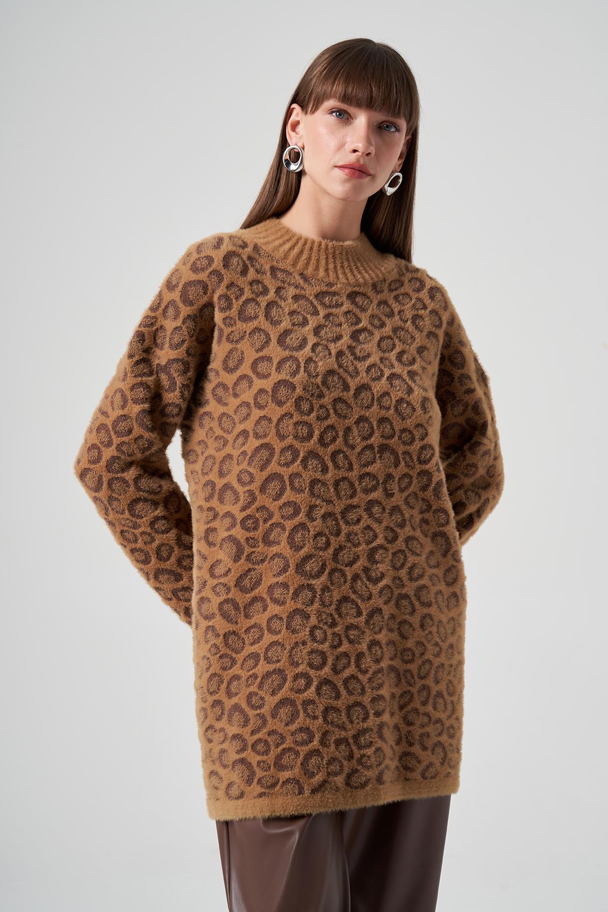 Nuss Triko Kazak Tunik 7004 Camel