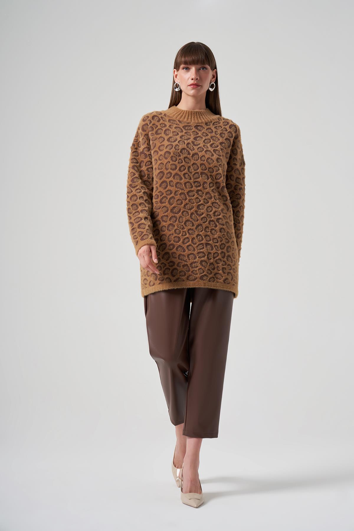 Nuss Triko Kazak Tunik 7004 Camel