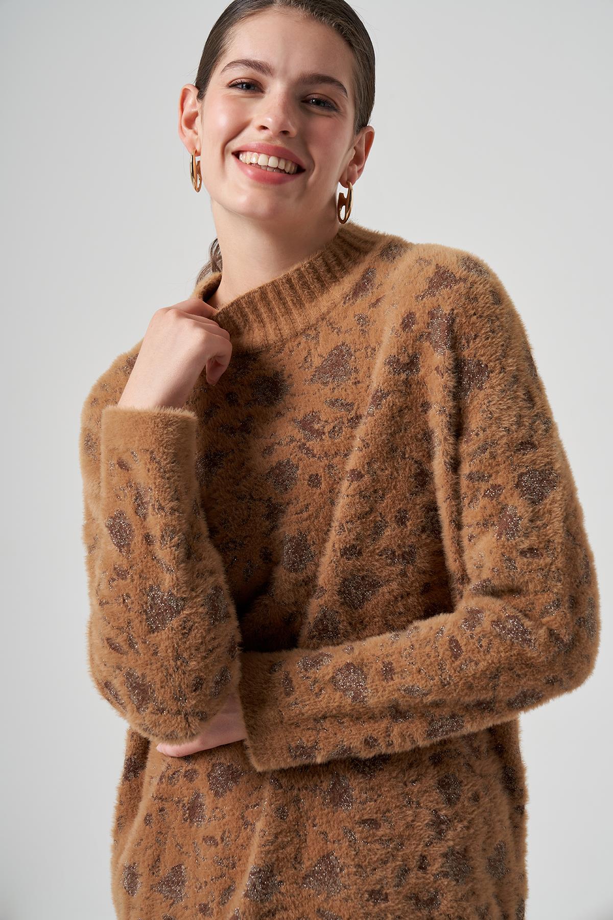 Nuss Triko Kazak Tunik 7006 Camel