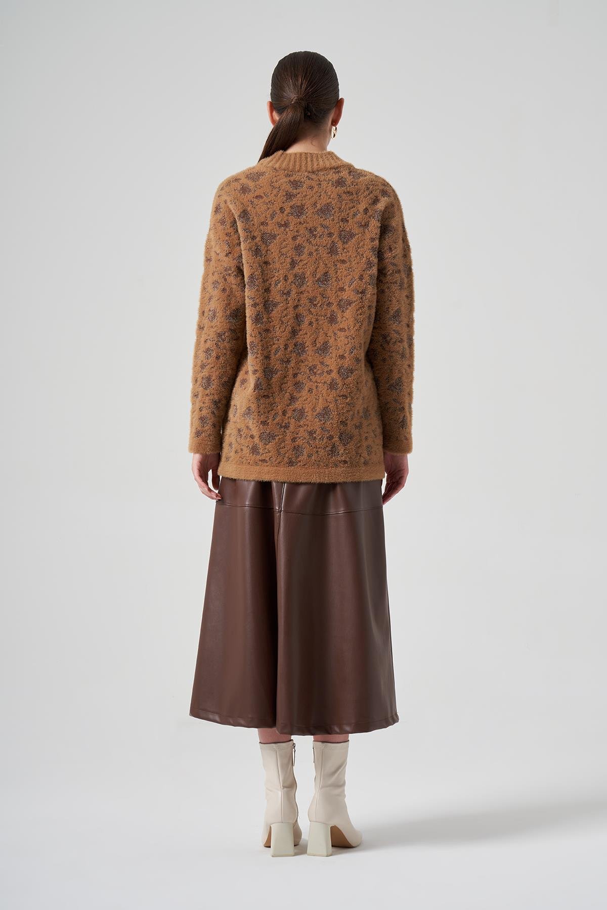 Nuss Triko Kazak Tunik 7006 Camel