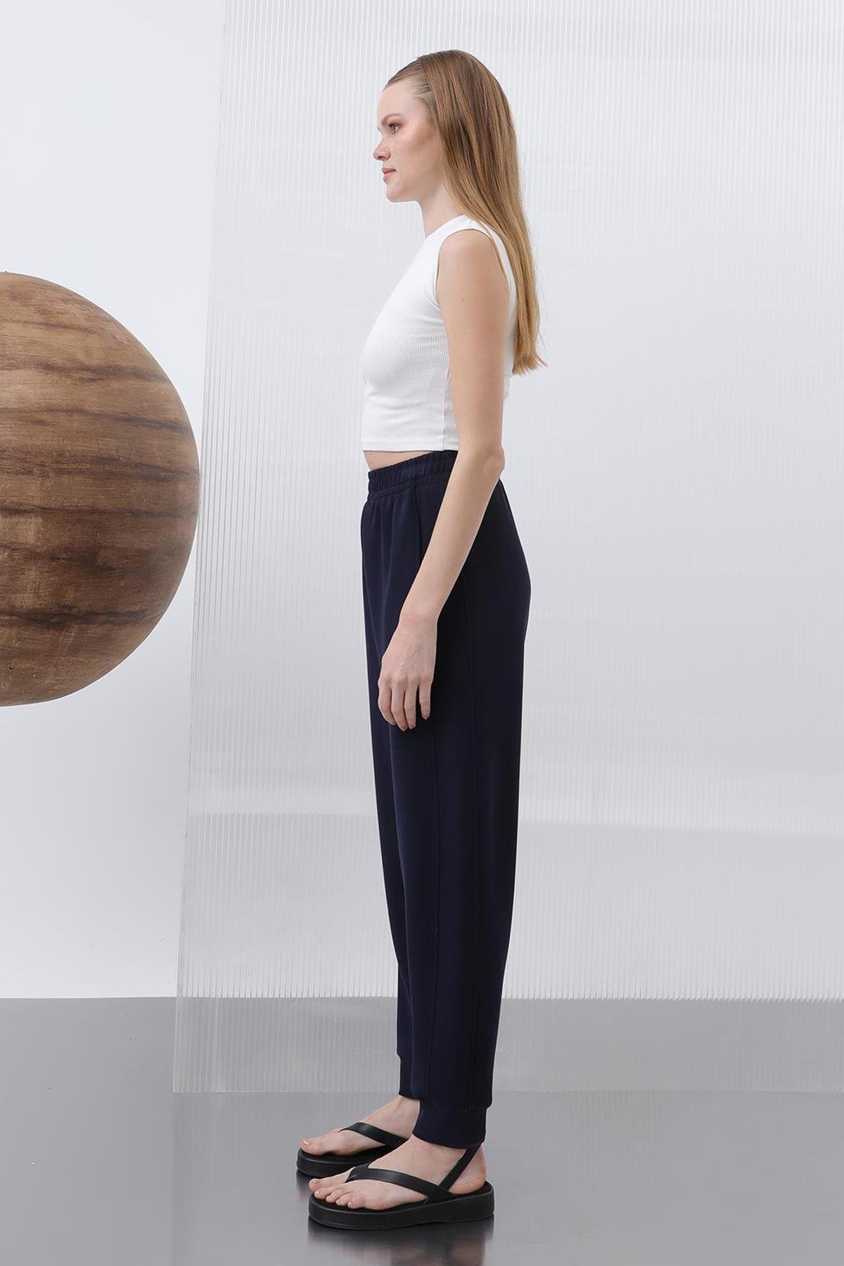 Paçası Lastikli Modal Pantolon 32179 Laci