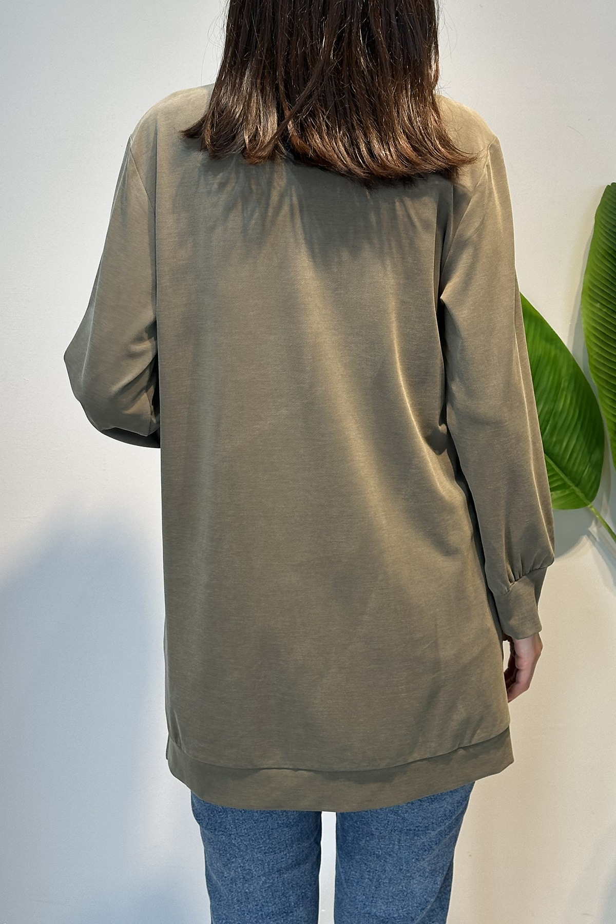 Pamuklu Basic Tunik 7474 Haki