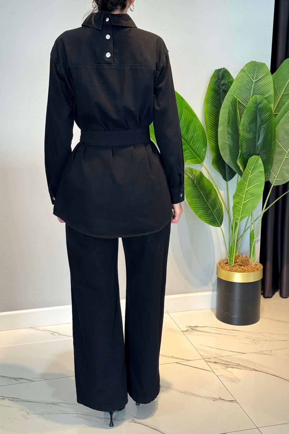 Pamuklu Denim Takım 7430 Siyah