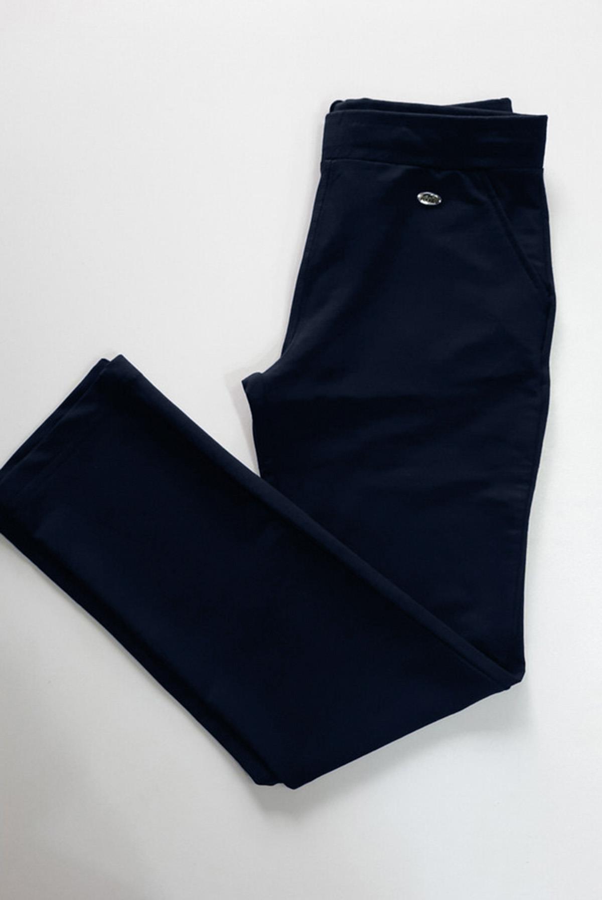 Pantalon Görünümlü Kadın Eşofman Altı Koyu Lacivert