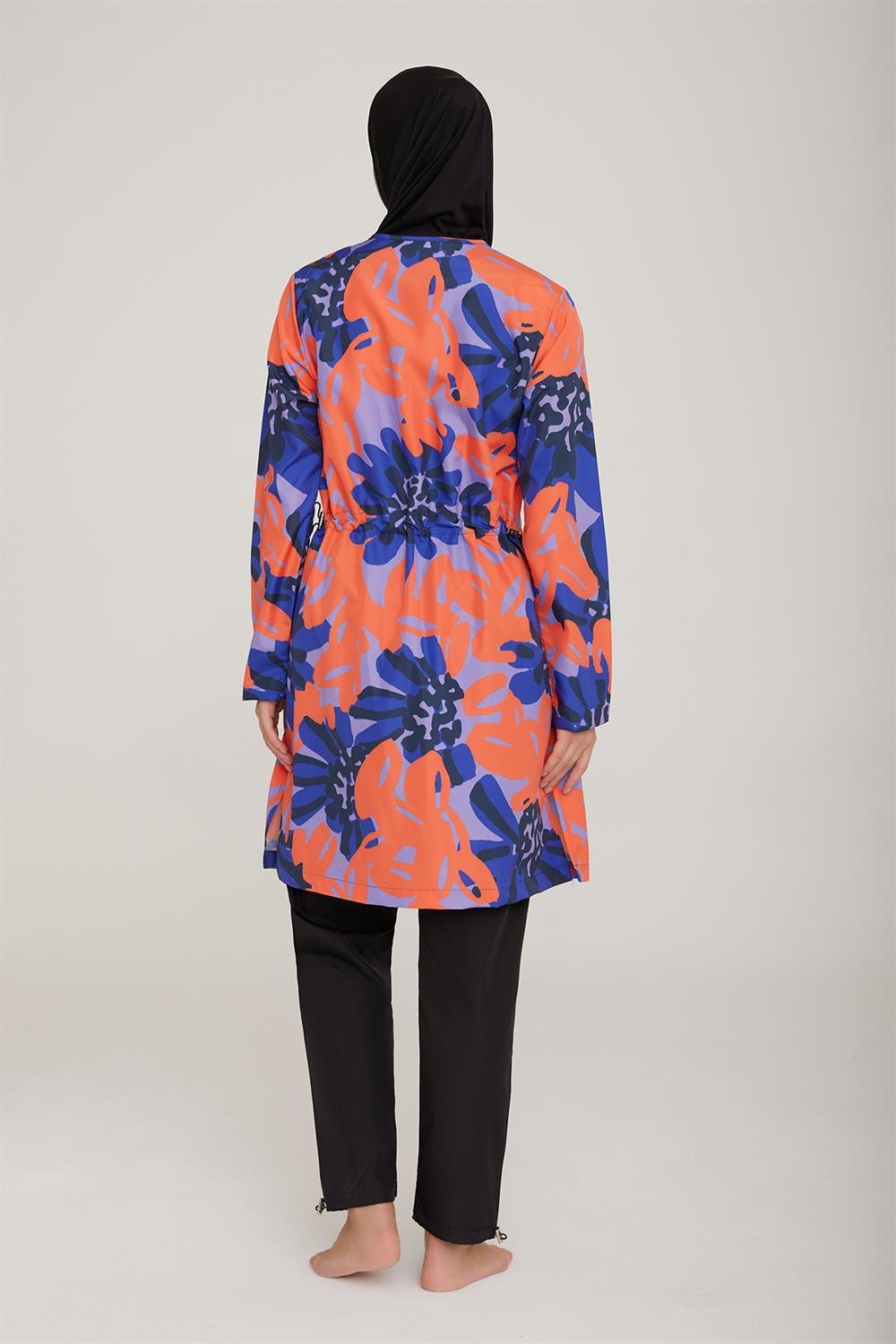 Paraşüt Tam Kapalı Tesettür Mayo Seren 2 9061 Siyah Remsa Mayo