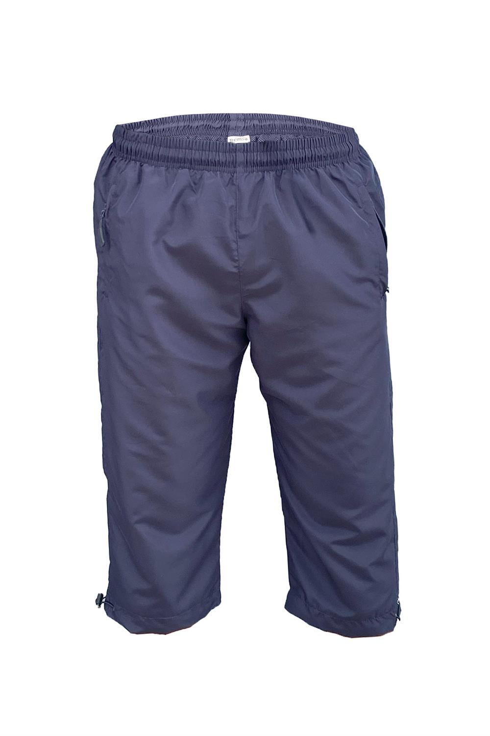 Remsa Erkek Havuz Deniz Uzun Kapri Şort Mayo RKS-01 Lacivert