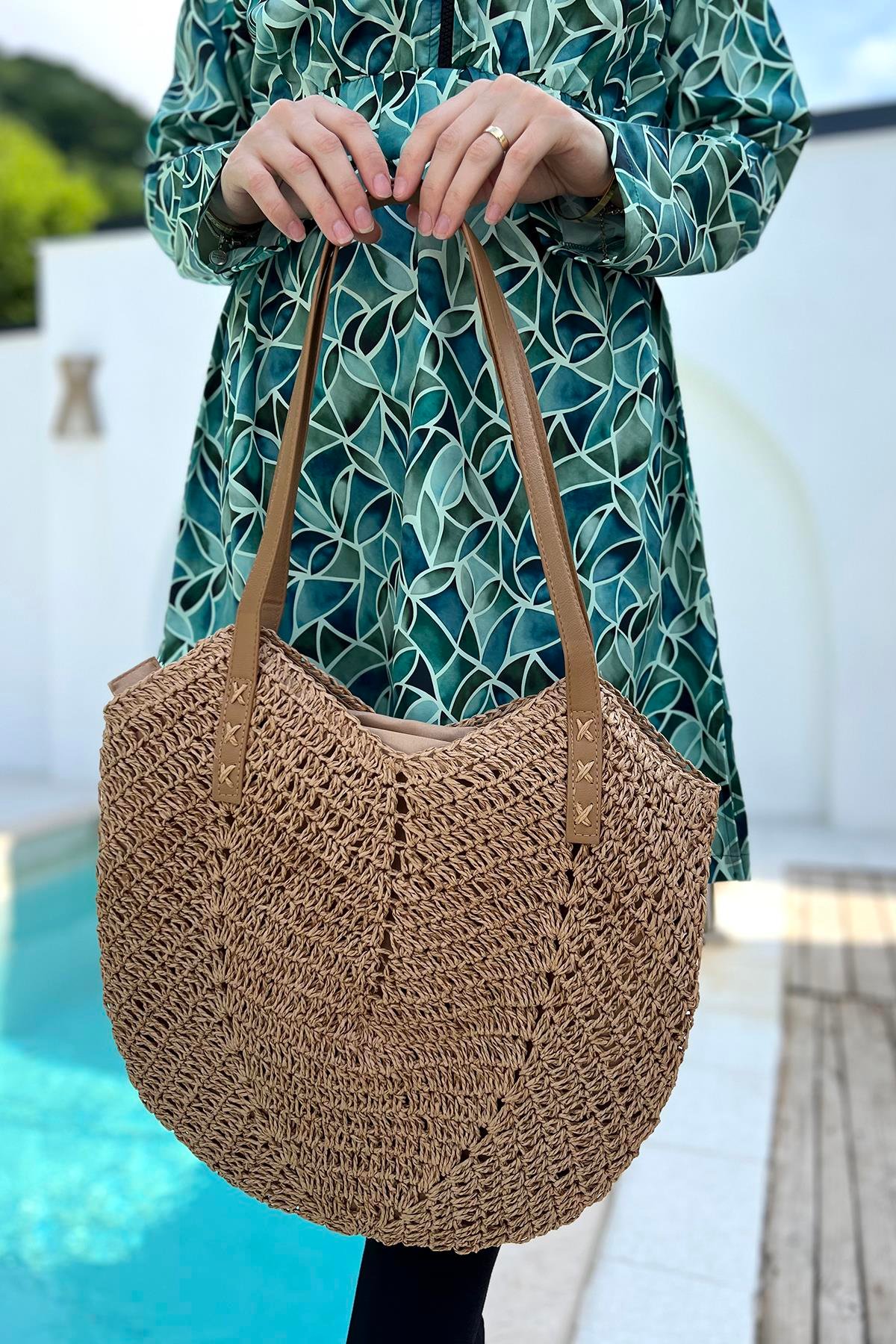 Remsa Hasır Çanta 003 Camel