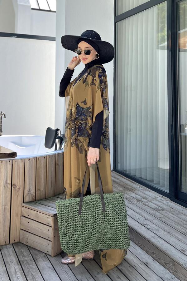 Remsa Hasır Plaj Çantası 011 Haki