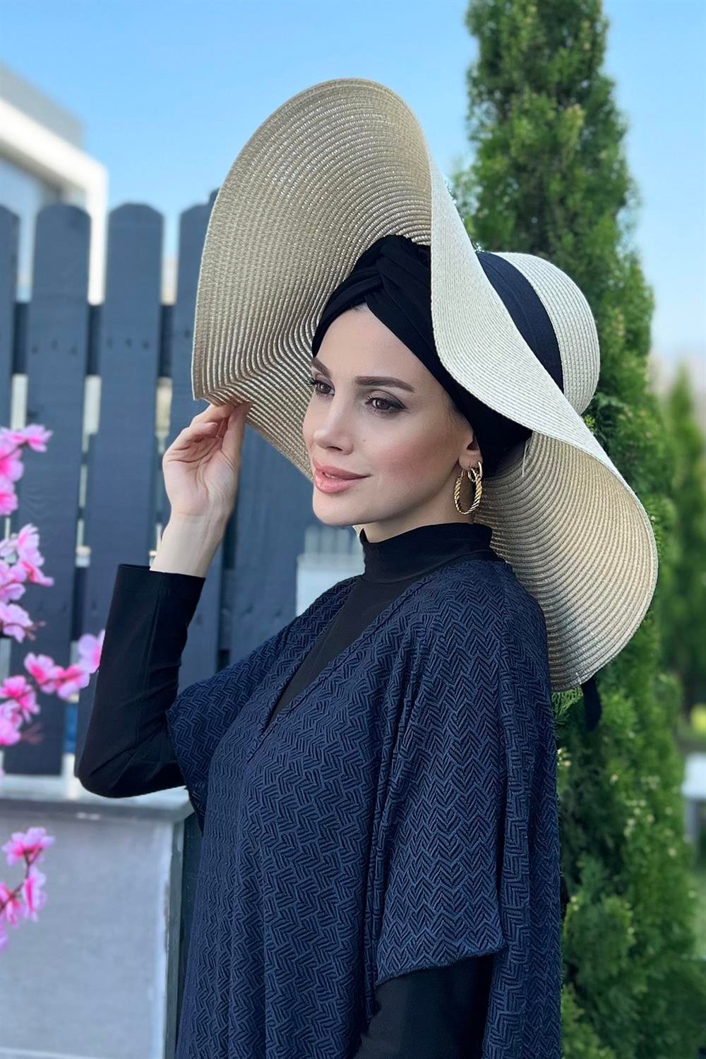 Remsa Mayo Büyük Boy Hasır Şapka Bej RŞ-19