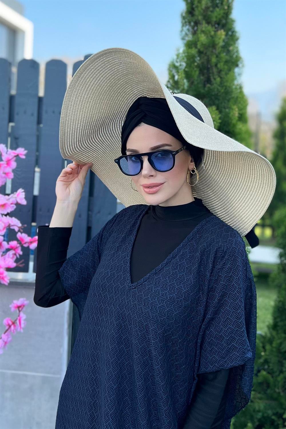 Remsa Mayo Büyük Boy Hasır Şapka Bej RŞ-19