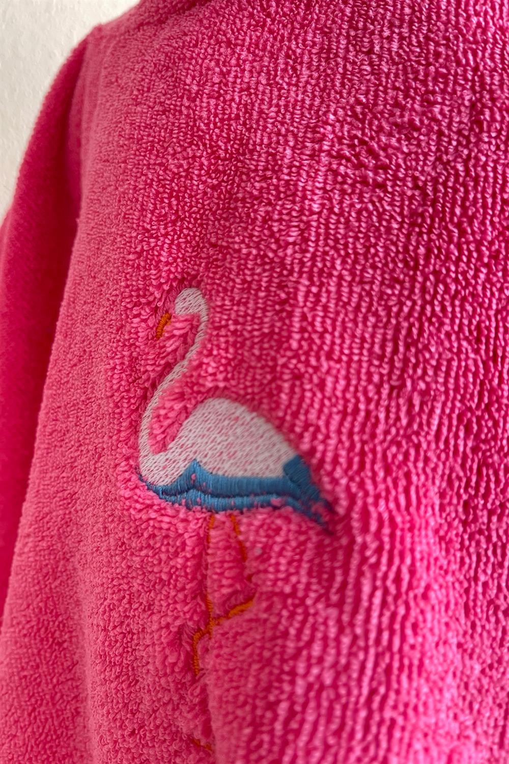 Remsa Mayo Çocuk Deniz Havuz Kapüşonlu Panço Plaj Havlusu 717 Pembe