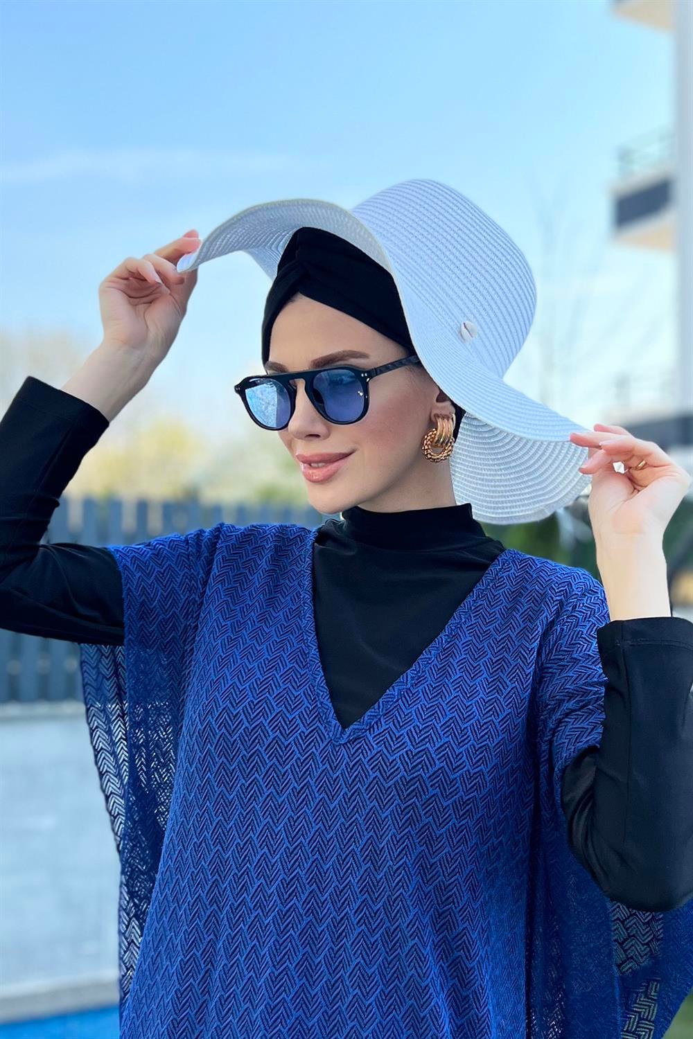 Remsa Mayo Deniz Kabuklu Hasır Şapka Ekru RŞ-27