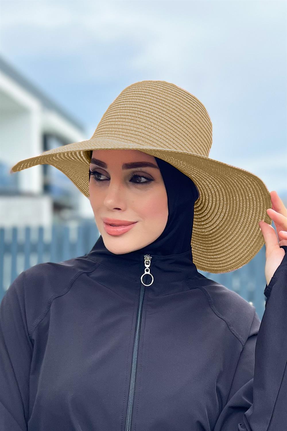 Remsa Mayo Hasır Şapka Camel RŞ-57