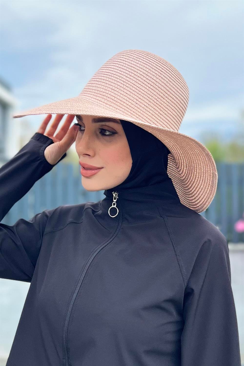 Remsa Mayo Hasır Şapka Pudra RŞ-34