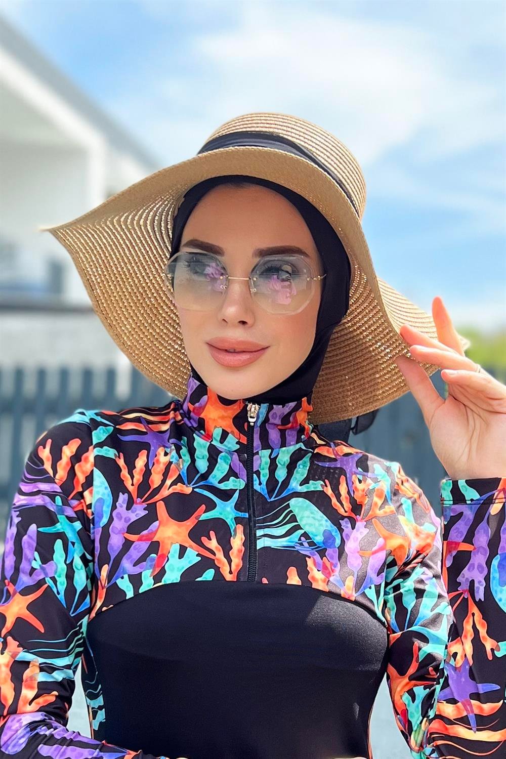 Remsa Mayo Kurdele Detaylı Hasır Şapka Camel RŞ-49