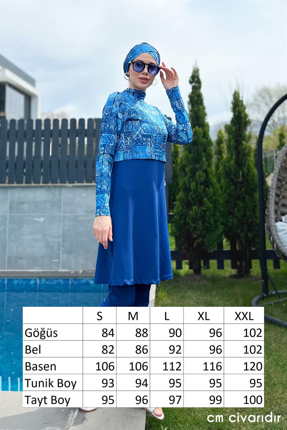 Remsa Mayo Likralı Tam Kapalı Mayo 4lü Set R068 Lamia