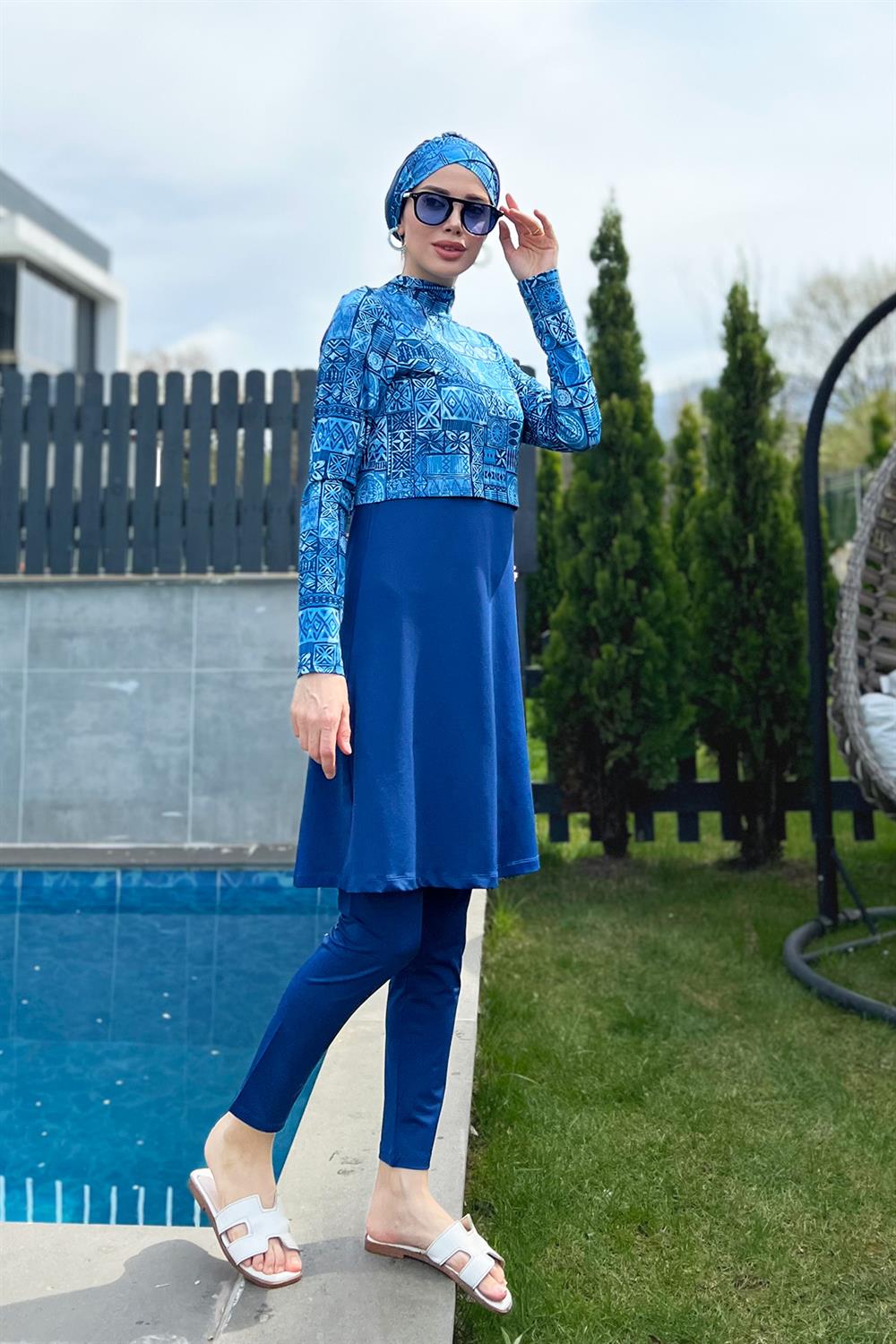 Remsa Mayo Likralı Tam Kapalı Mayo 4lü Set R068 Lamia