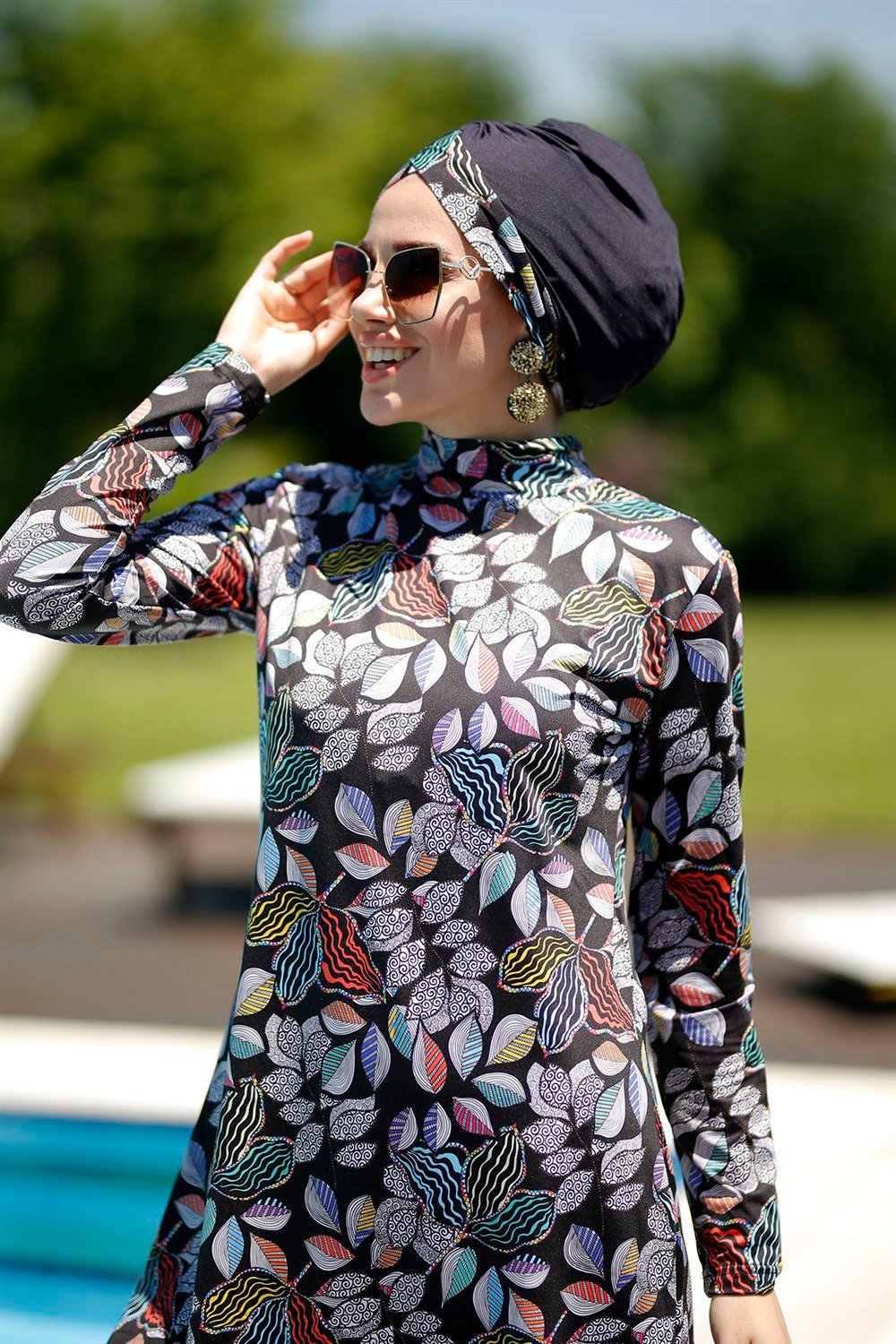 Remsa Mayo Likralı Tam Kapalı Tesettür Mayo 2203 Şenay