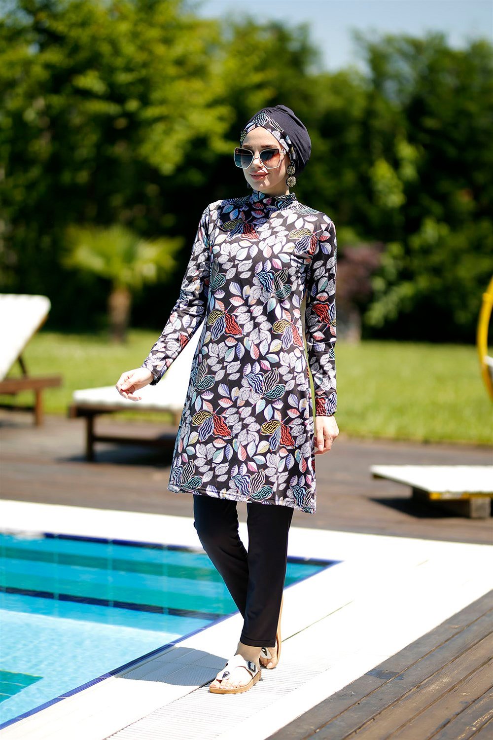 Remsa Mayo Likralı Tam Kapalı Tesettür Mayo 2203 Şenay