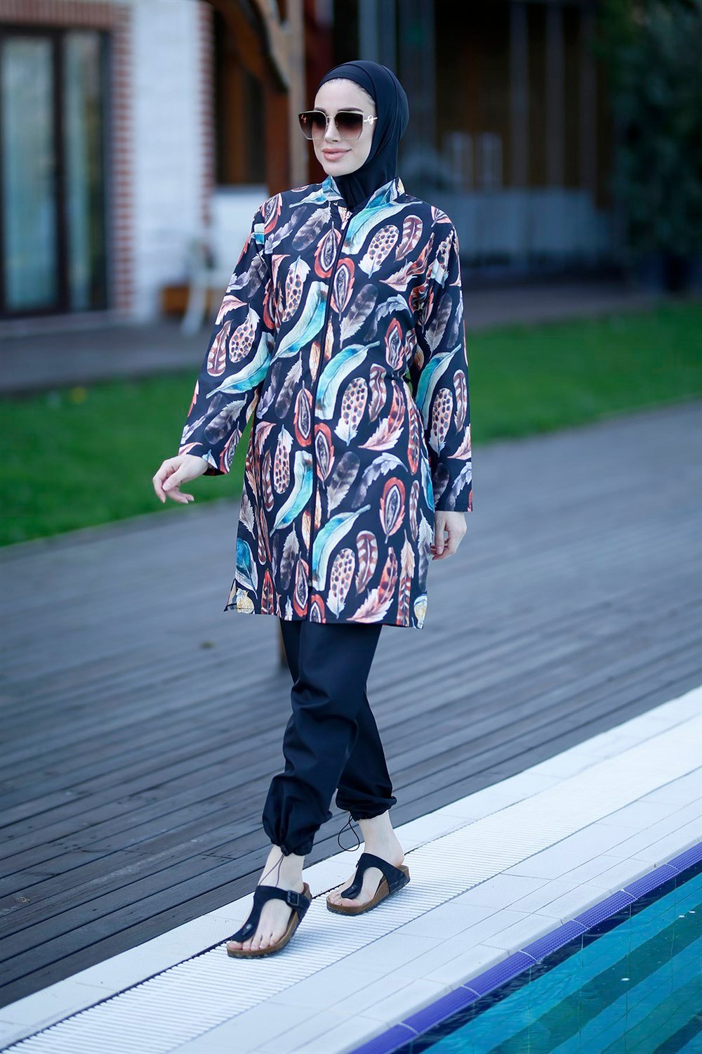 Remsa Mayo Paraşüt Tam Kapalı Tesettür Mayo Tüy 2108 Güzin