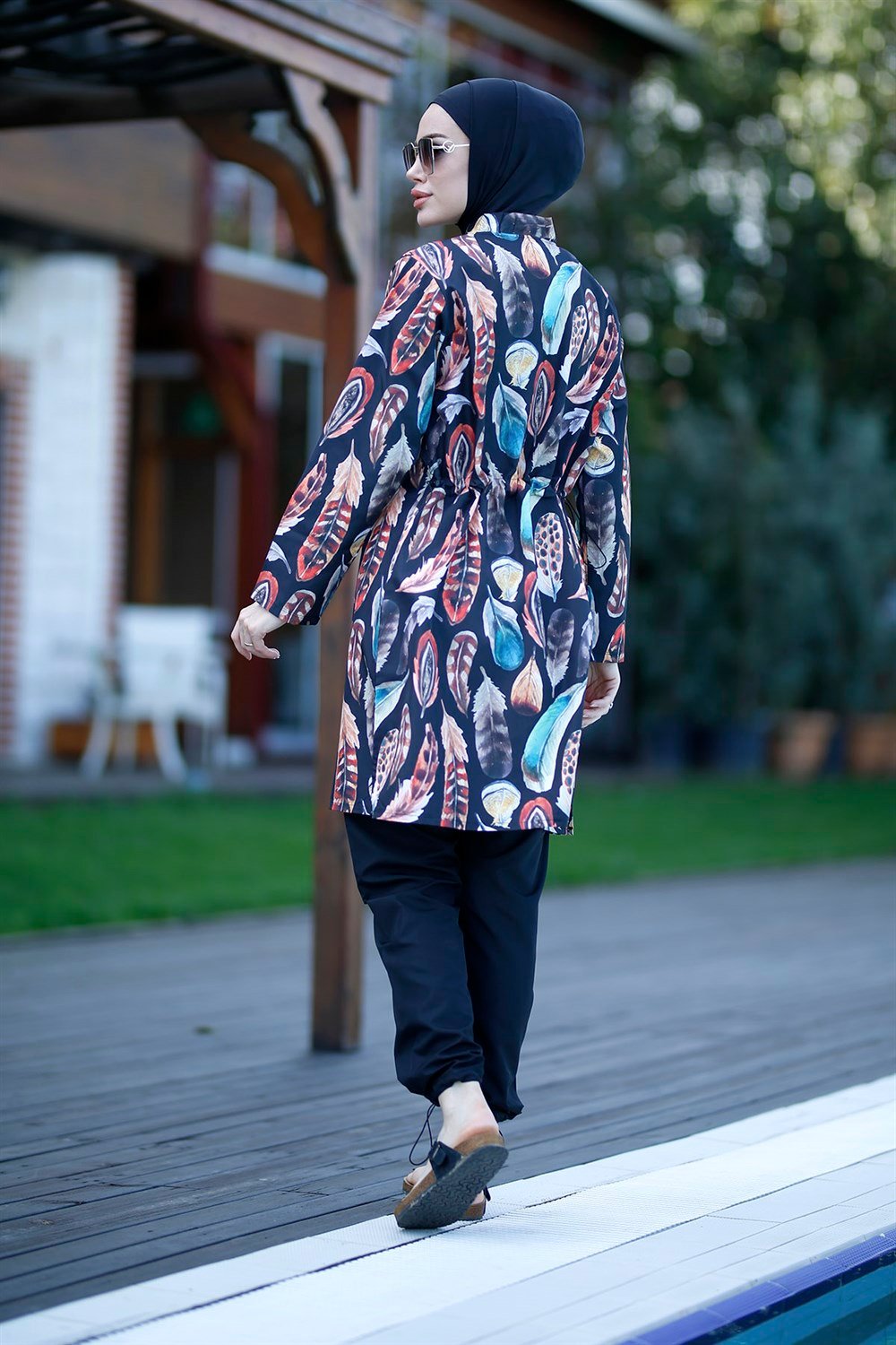 Remsa Mayo Paraşüt Tam Kapalı Tesettür Mayo Tüy 2108 Güzin