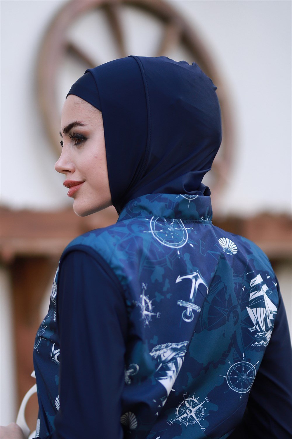 Remsa Mayo Yüzücü Eşarp Lacivert