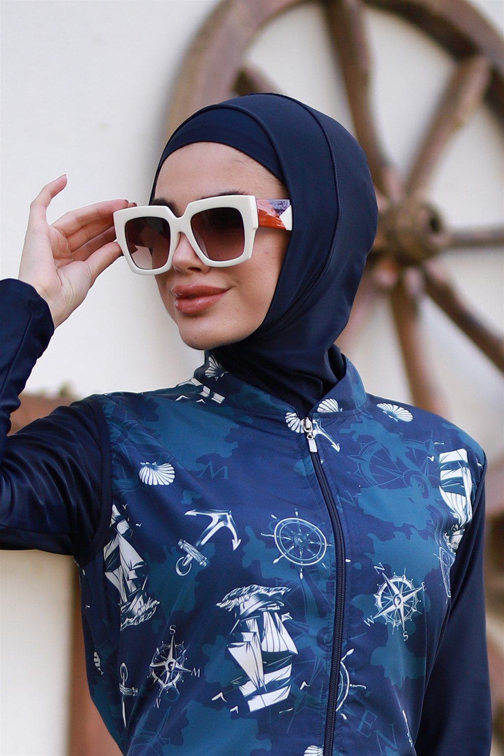 Remsa Mayo Yüzücü Eşarp Lacivert