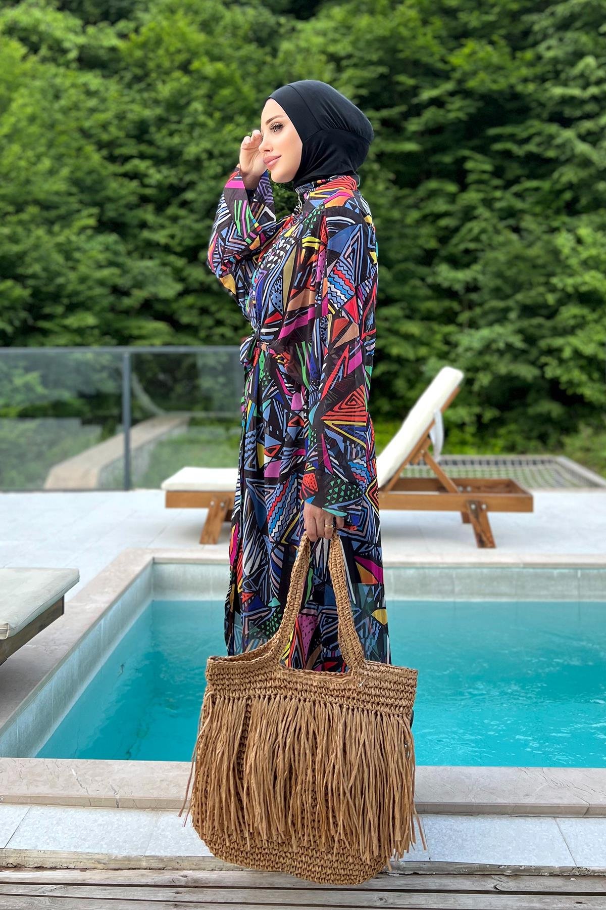 Remsa Püsküllü Hasır Plaj Çantası 023 Camel