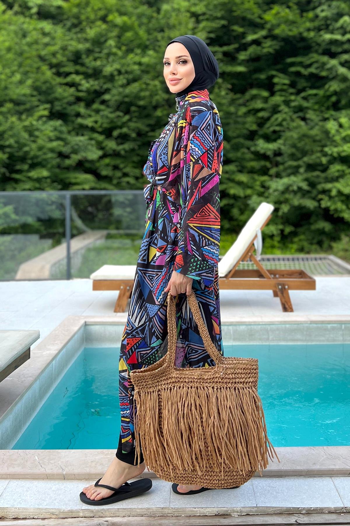 Remsa Püsküllü Hasır Plaj Çantası 023 Camel