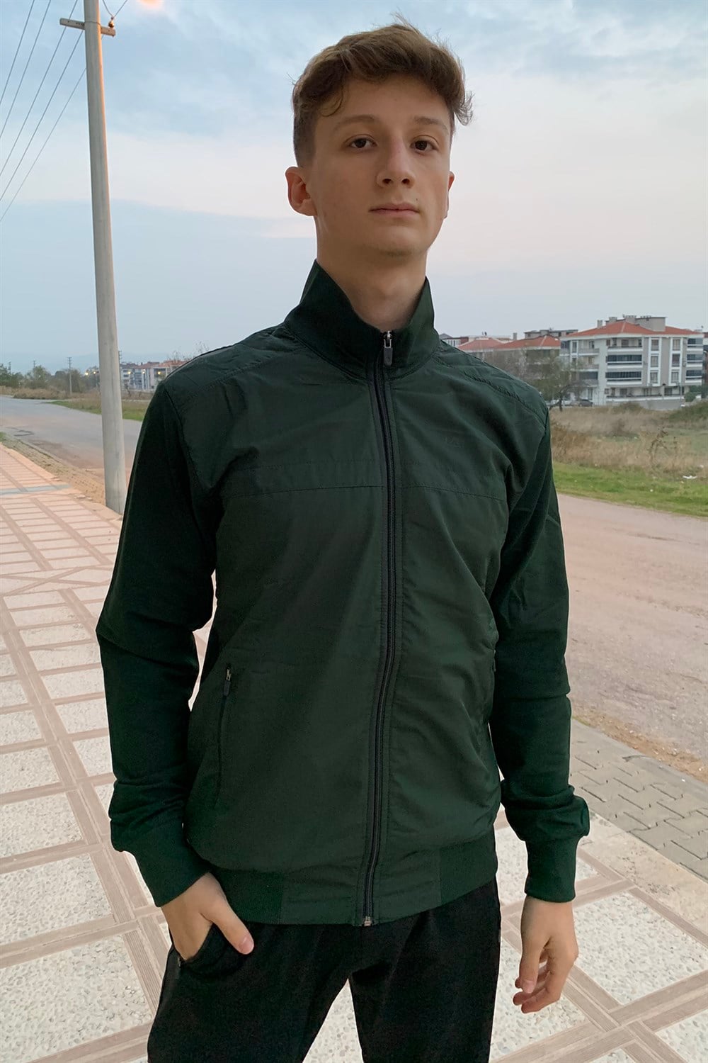 Remsa Spor Likralı Penye Erkek Eşofman Takımı Siyah