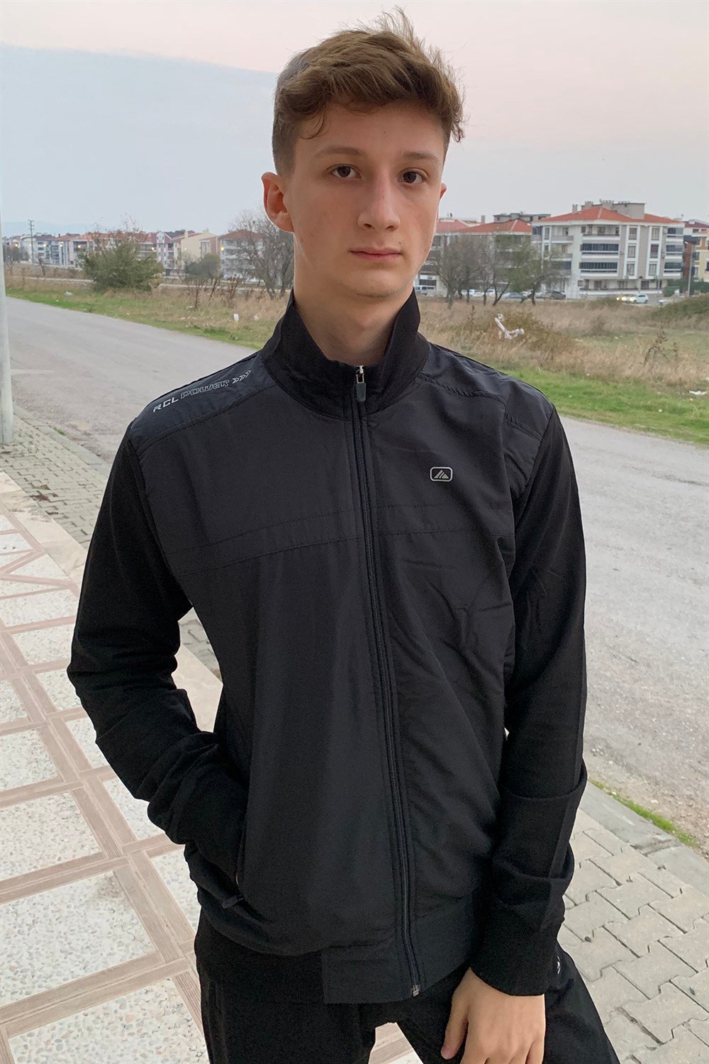 Remsa Spor Likralı Penye Erkek Eşofman Takımı Siyah