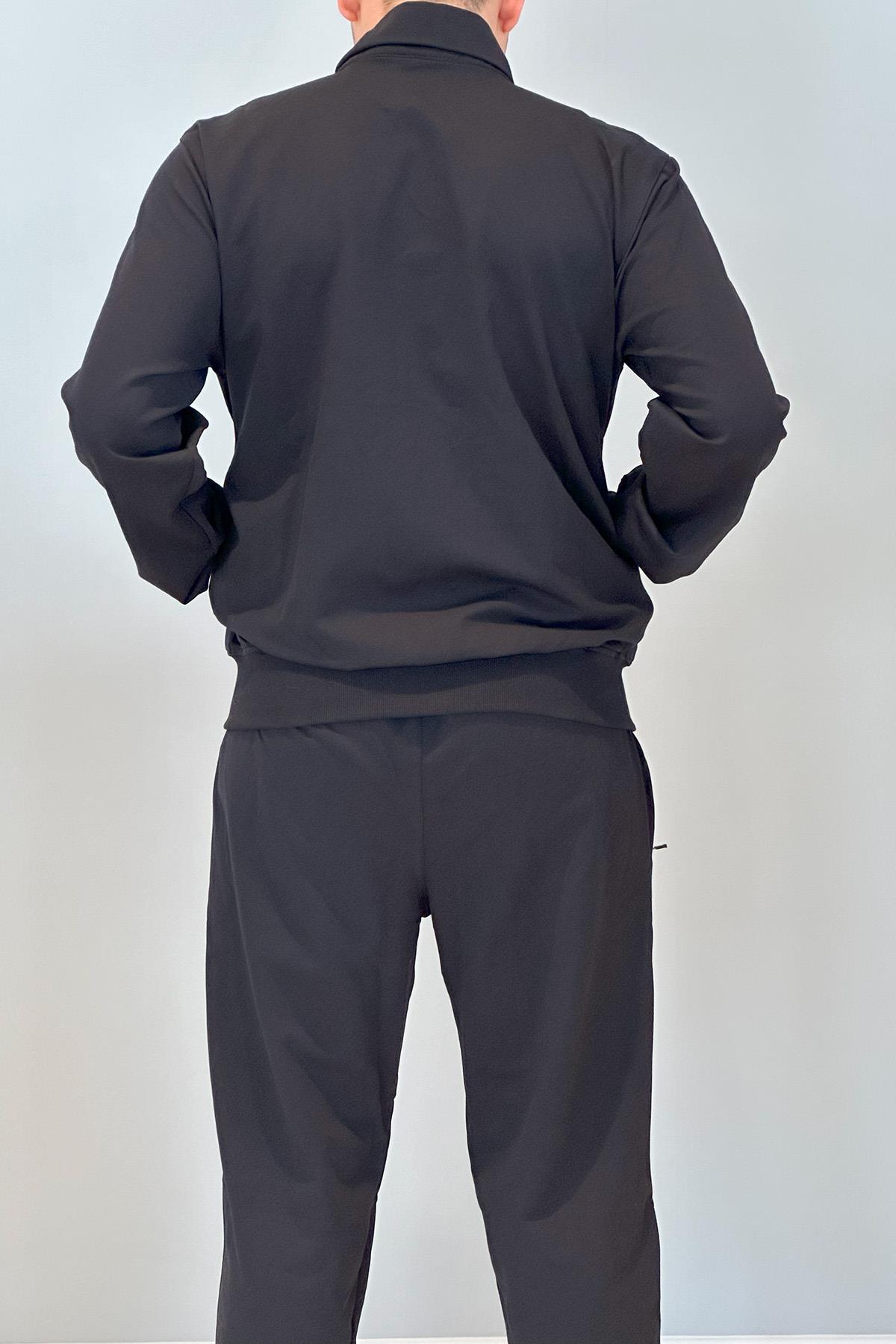 Remsa Spor Likralı Penye Erkek Eşofman Takımı 6711 Lacivert