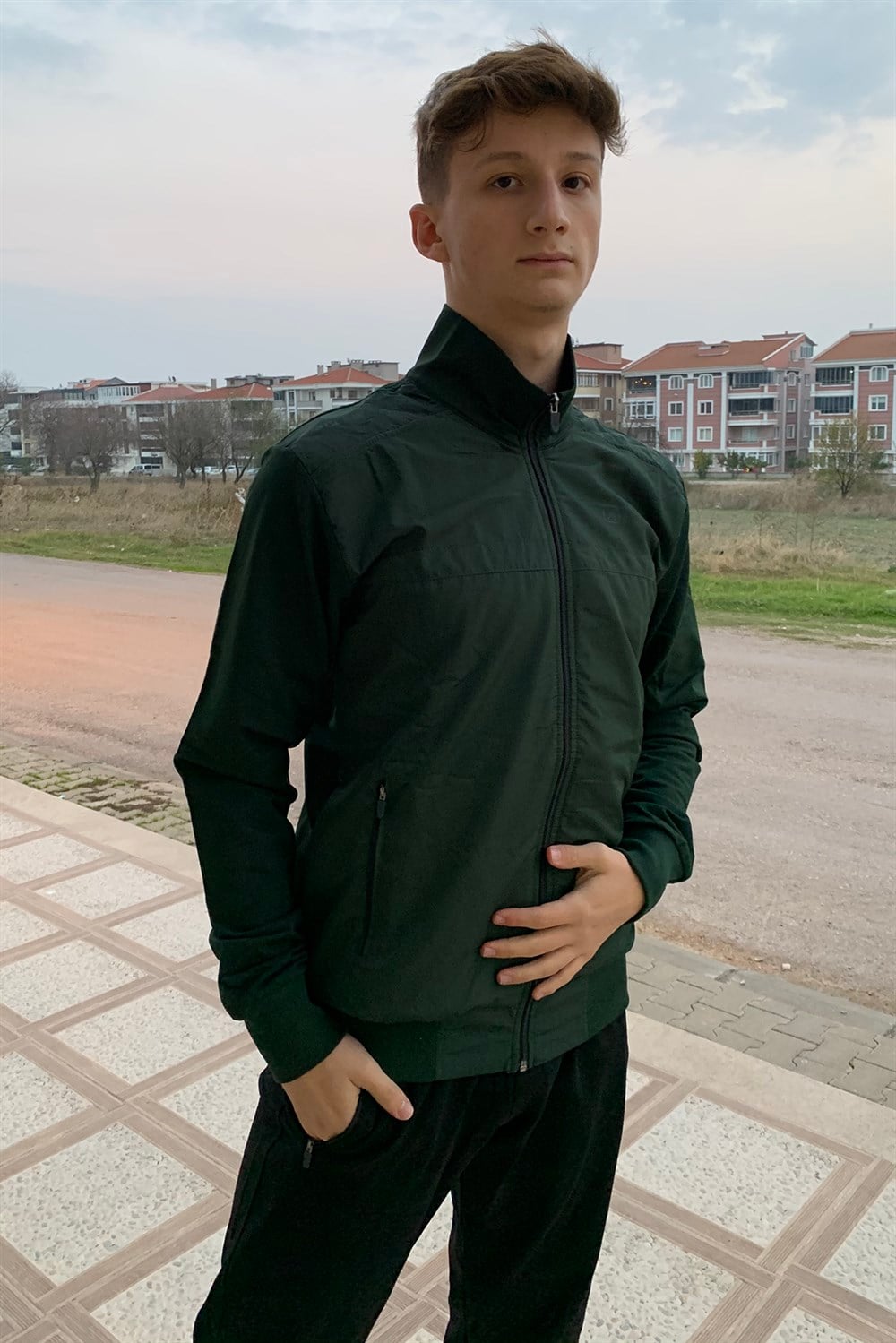 Remsa Spor Likralı Penye Erkek Eşofman Takımı Siyah