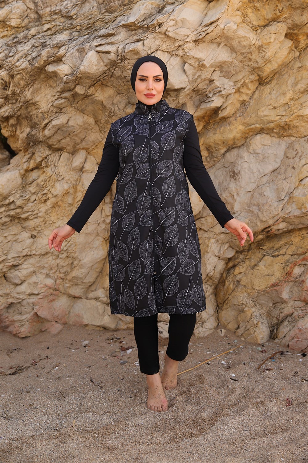 Remsa Tam Kapalı Tesettür Mayo R023 Elif