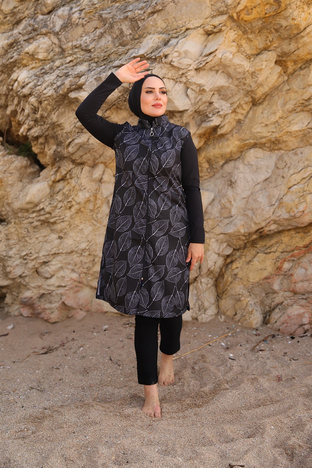 Remsa Tam Kapalı Tesettür Mayo R023 Elif