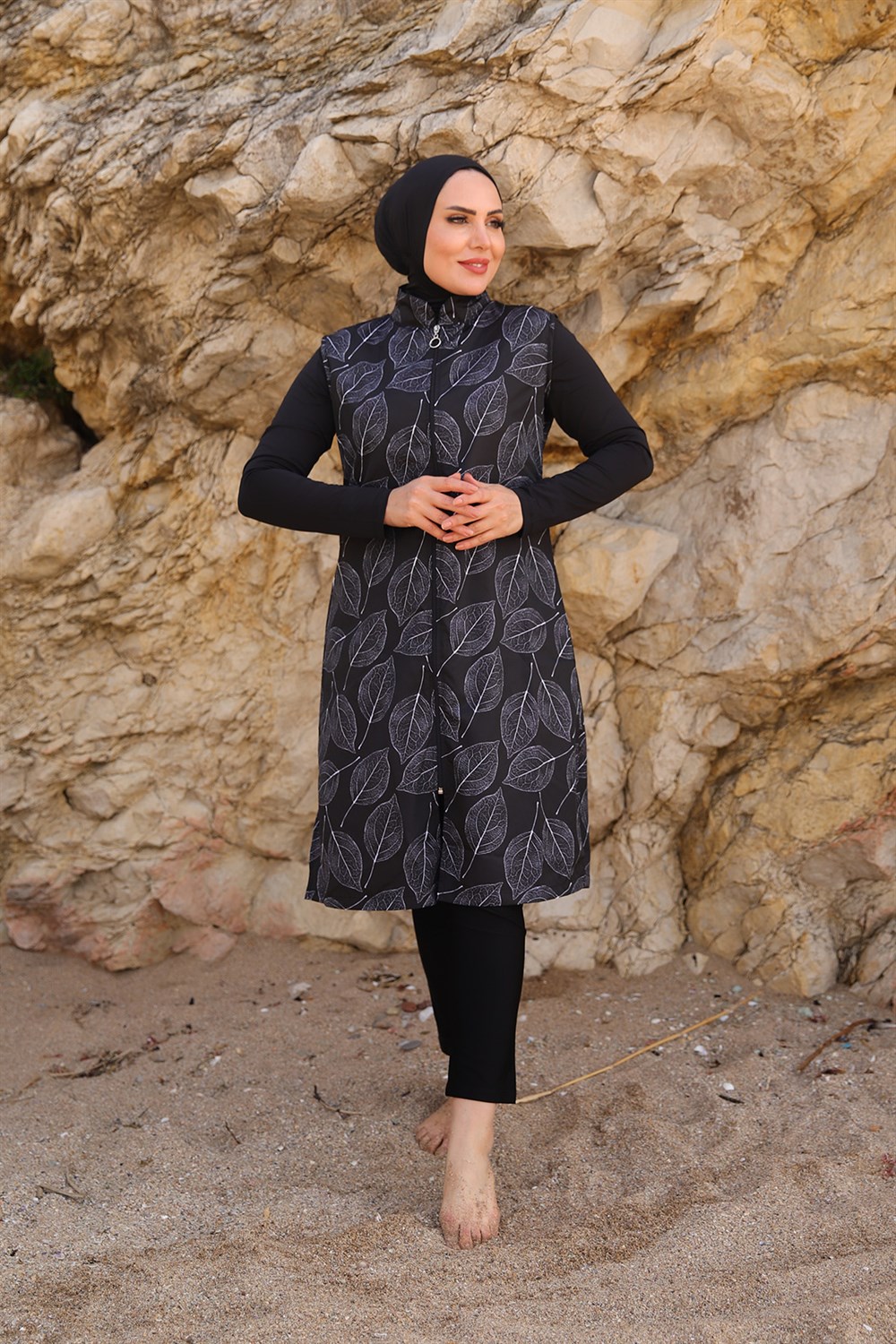 Remsa Tam Kapalı Tesettür Mayo R023 Elif