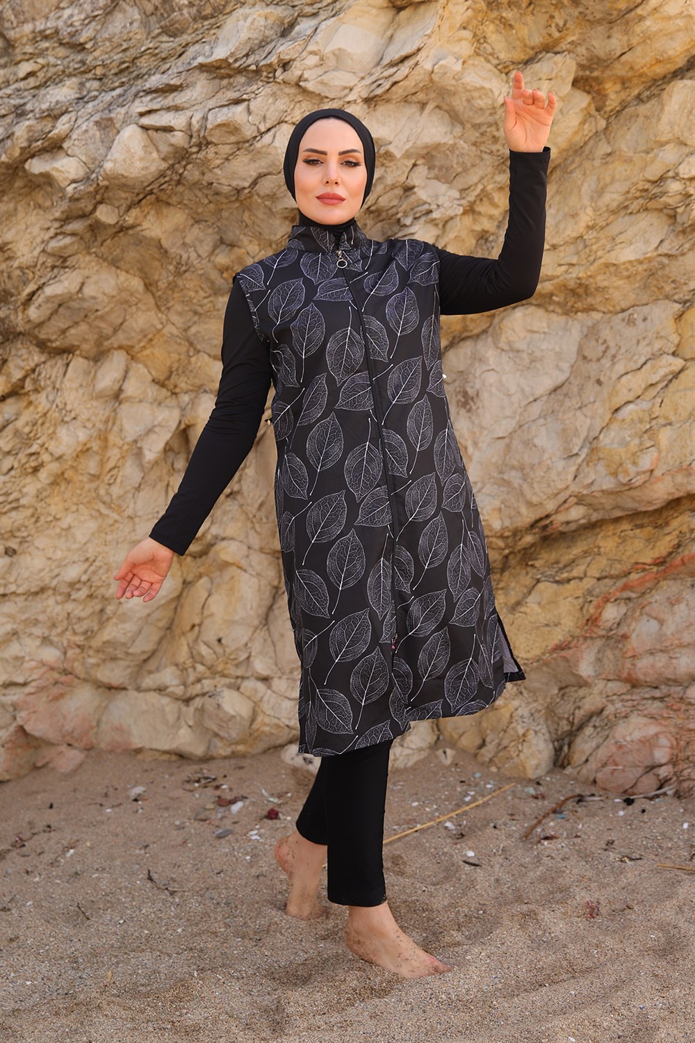 Remsa Tam Kapalı Tesettür Mayo R023 Elif