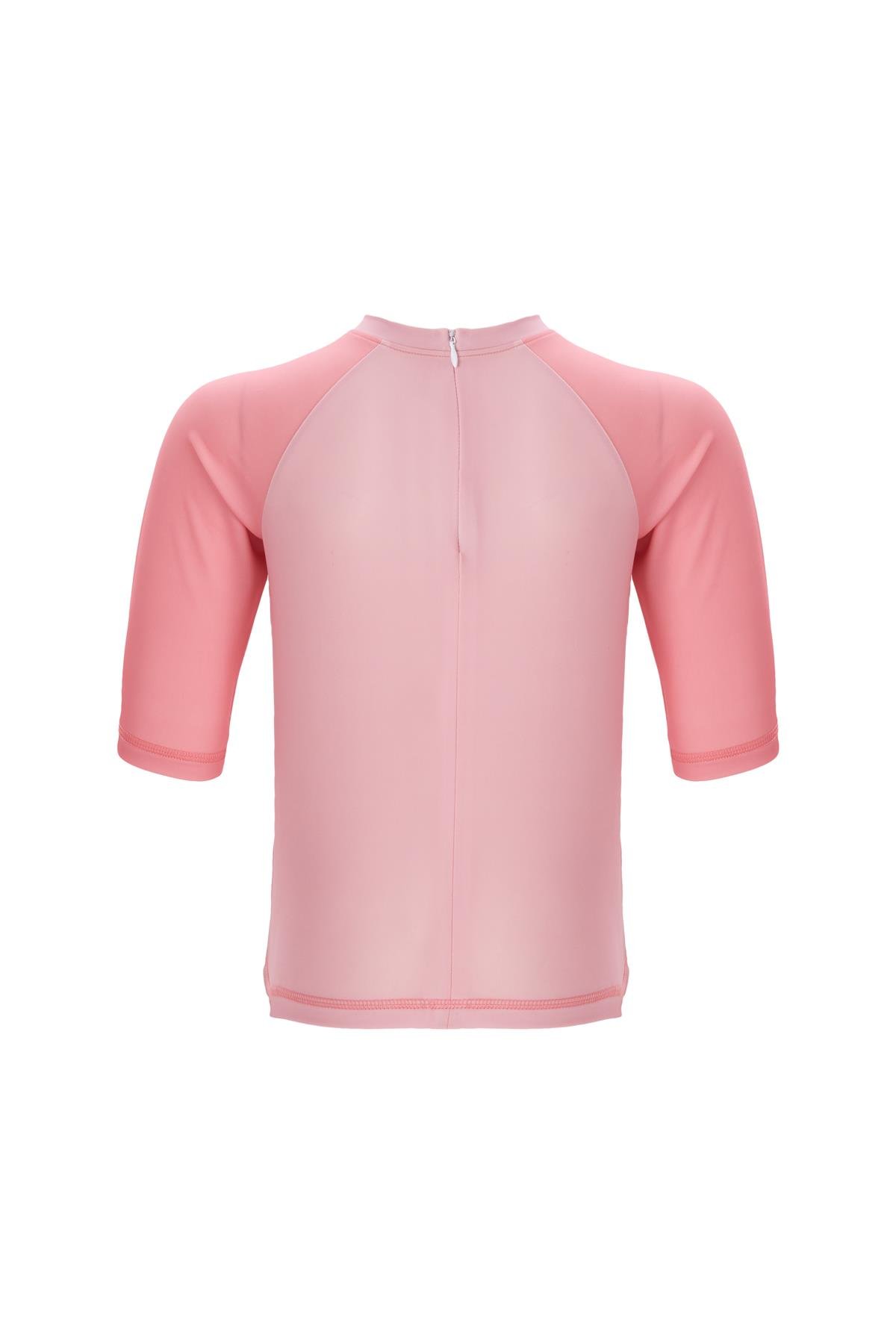 Şort Tişört Kız Çocuk Deniz Havuz Mayosu Remsa Mayo Arıo 1 5442 Pembe