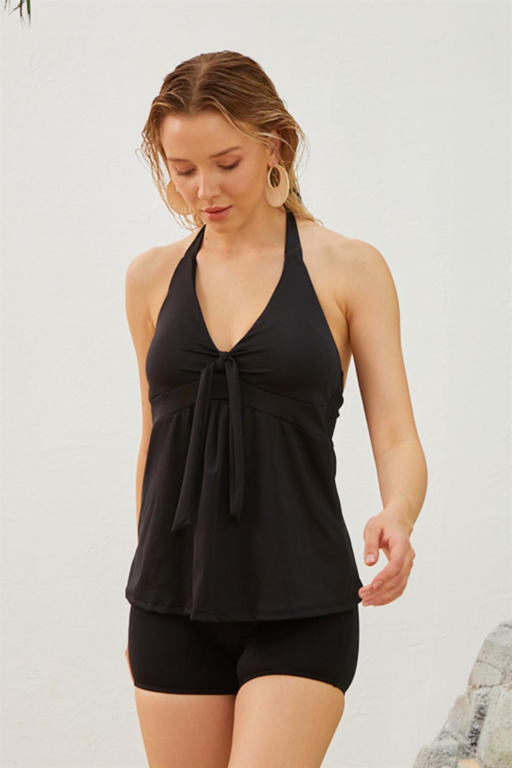 Şortlu Elbise Mayo Etekli Mayo Yüzücü Mayo TM23-01