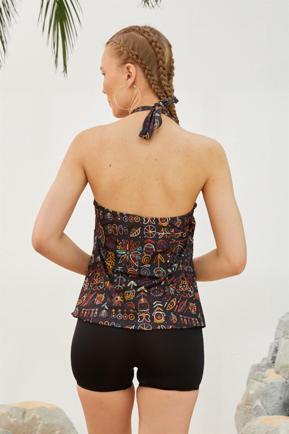 Şortlu Elbise Mayo Etekli Mayo Yüzücü Mayo TM23-711