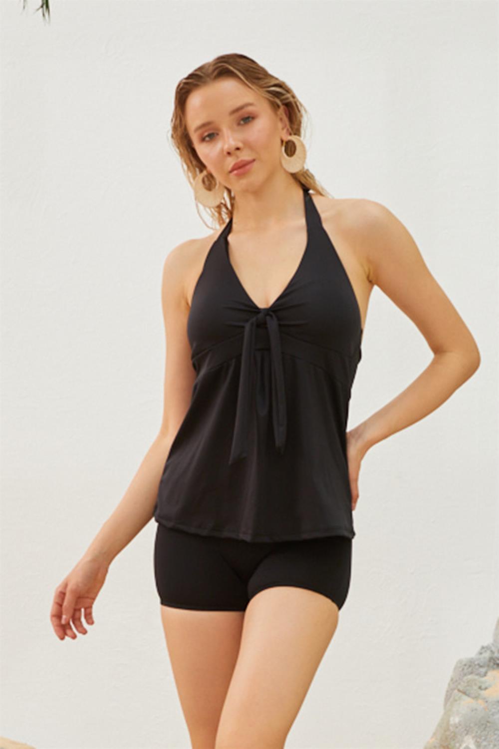 Şortlu Elbise Mayo Etekli Mayo Yüzücü Mayo TM23-01