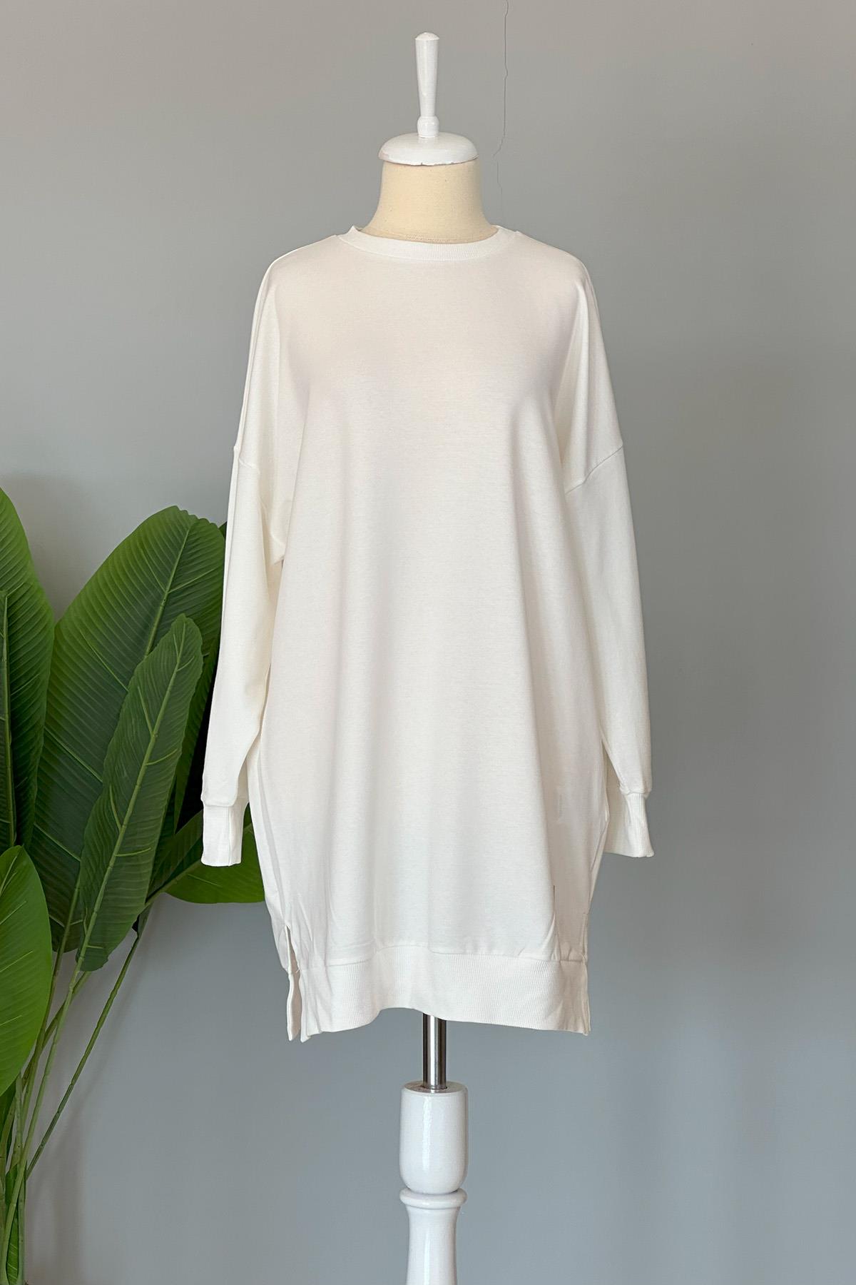 Soul Basic Sweat Tunik 30644 Ekru