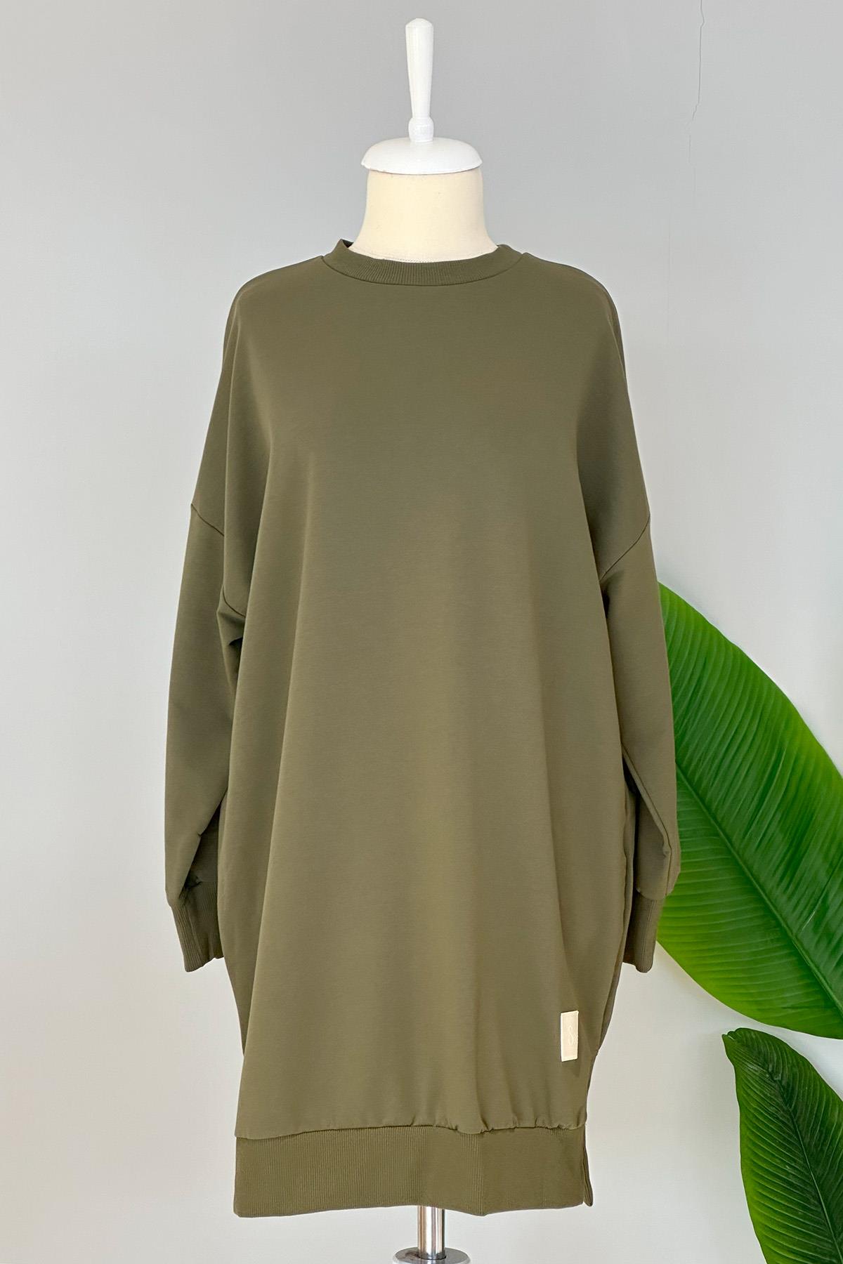 Soul Basic Sweat Tunik 30644 Haki