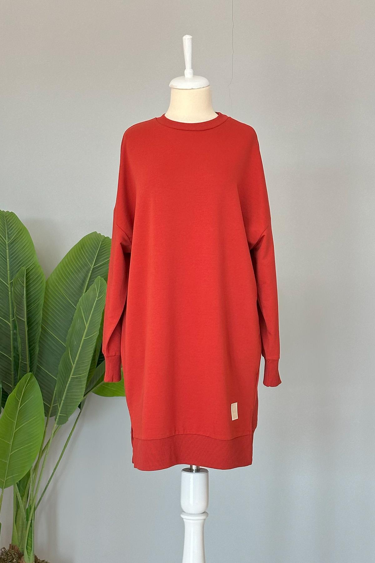 Soul Basic Sweat Tunik 30644 Kiremit