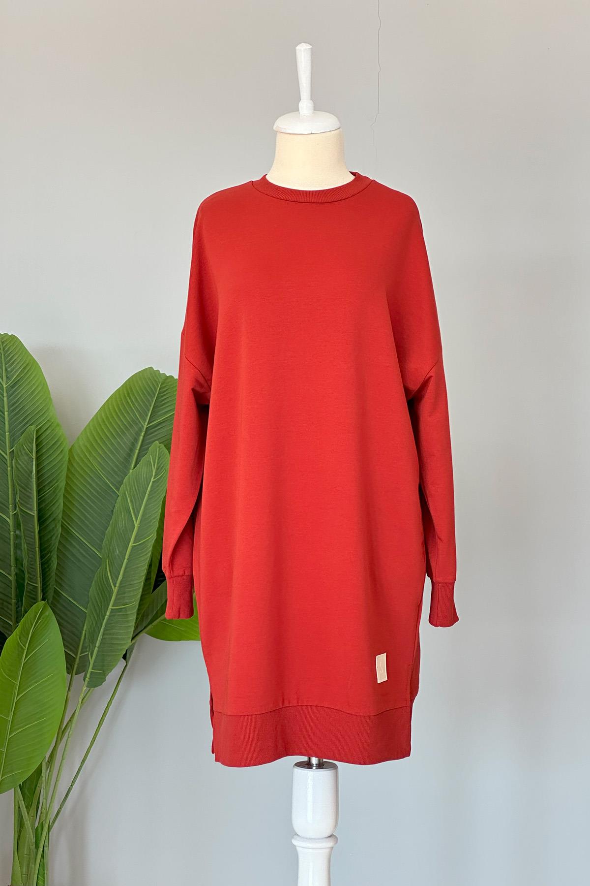 Soul Basic Sweat Tunik 30644 Kiremit