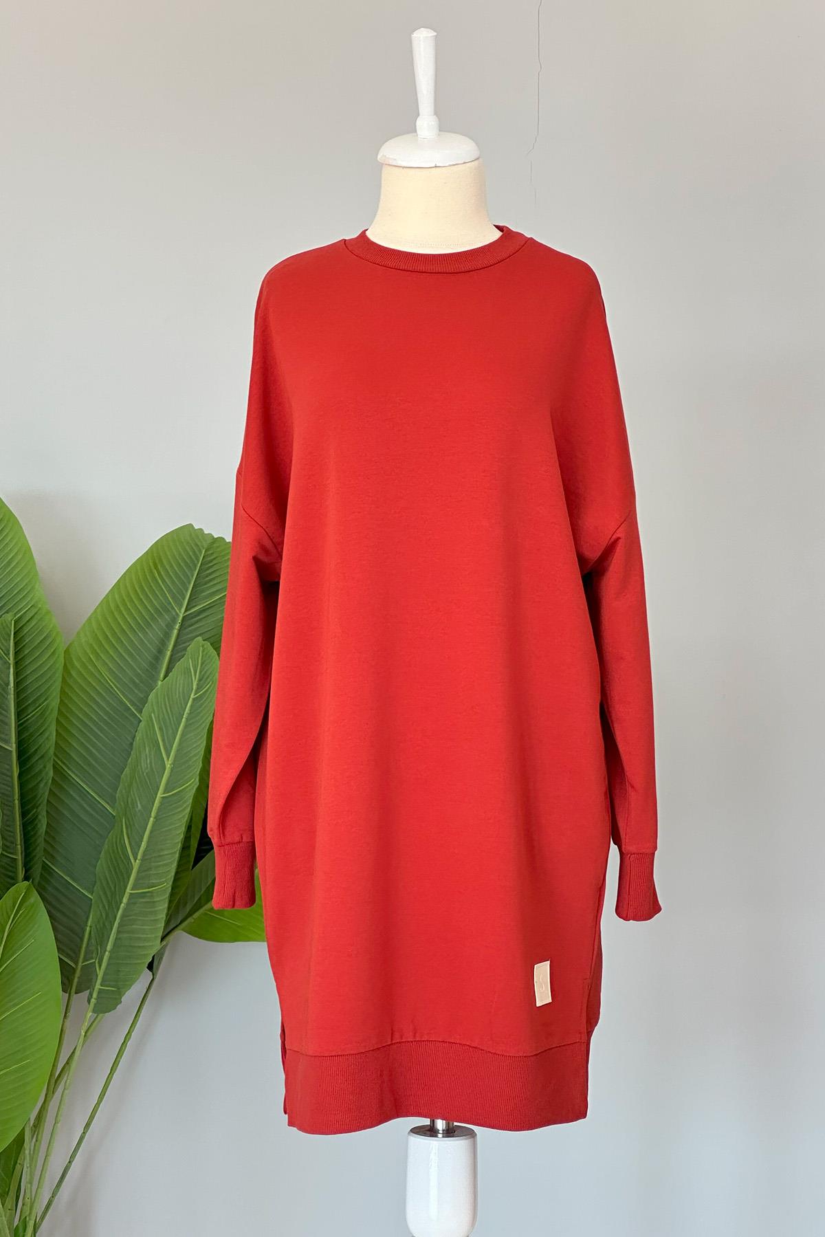 Soul Basic Sweat Tunik 30644 Kiremit